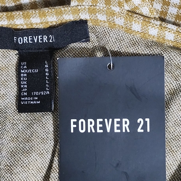 Forever 21 Tan Checkered Mini Dress - Picture 6 of 8